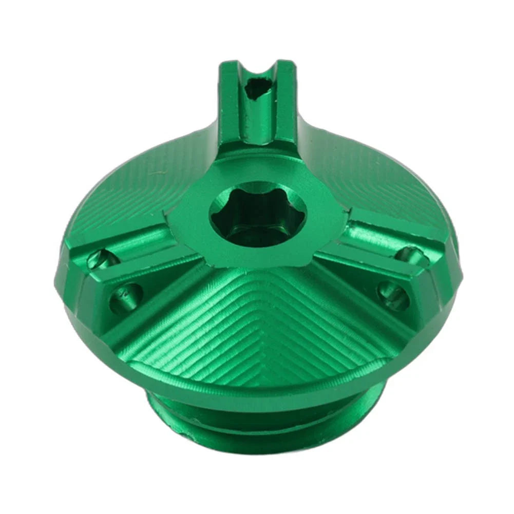 Green Engine Oil Cap Bolt Cover for Kawasaki Z400/650/800/900/Z1000