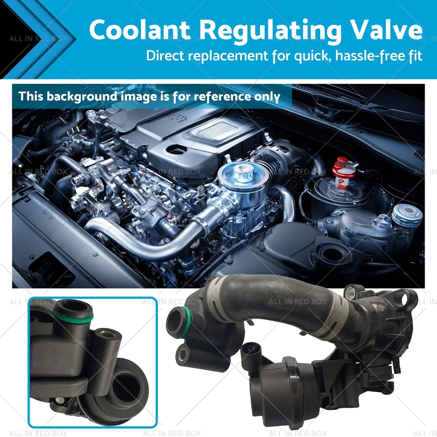 Coolant Regulating Valve for Audi A6 A7 Volkswagen Touareg (2012-2018)