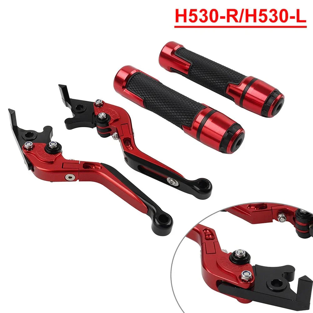 Folding Extendable Brake Clutch Levers Grip Set for Yamaha TMAX 500/560 (2001-2023)