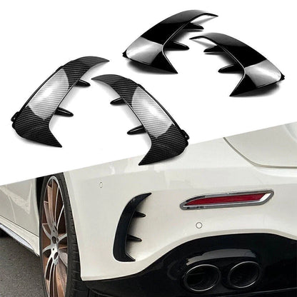Rear Bumper Spoiler Canard Air Vent for Mercedes Benz A-Class V177 (2019-2023)