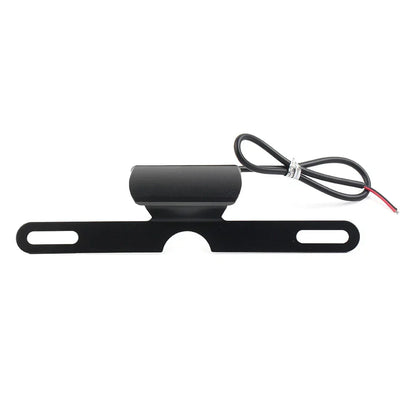 LED Brake Tail Light License Plate Mount Holder Bracket for Motorcycle Black
