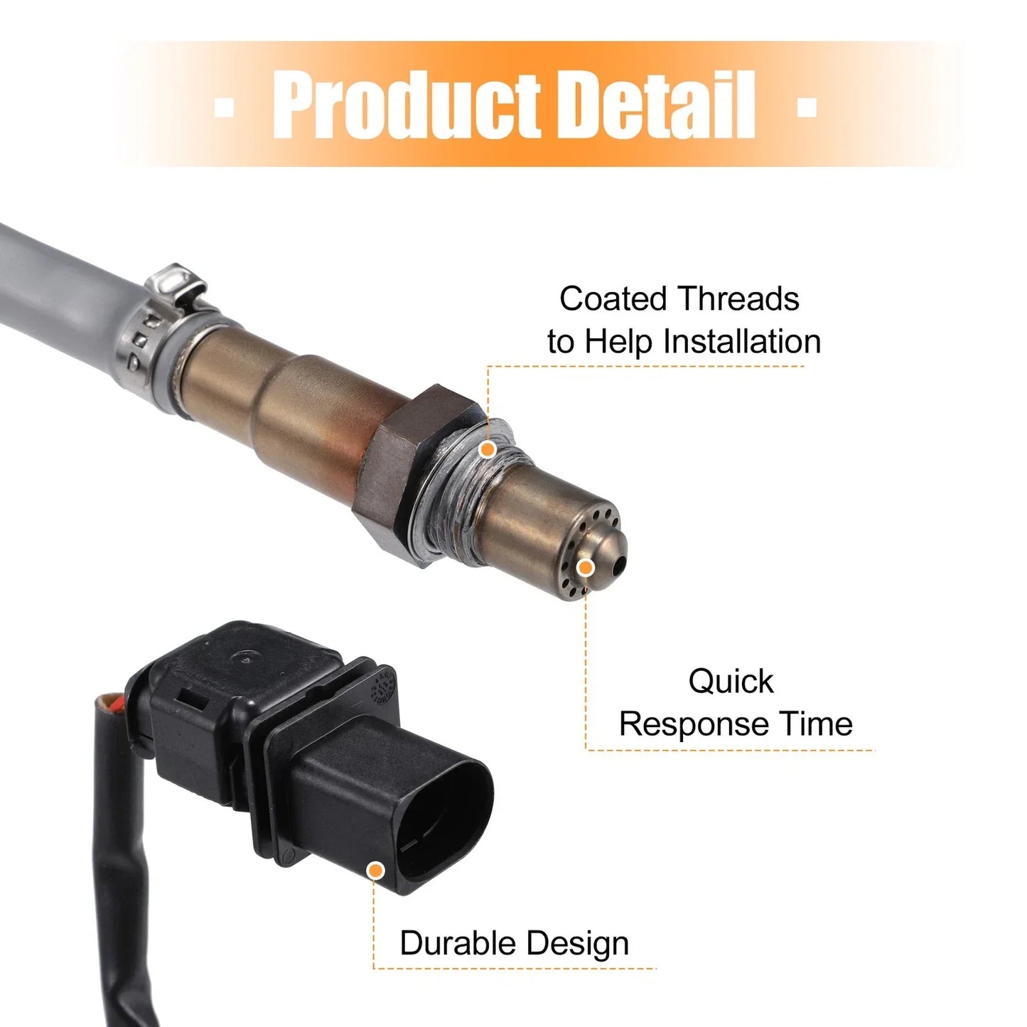 O2 Oxygen Sensor for Hyundai Veloster 1.6L L4 Gas (2012-2015)