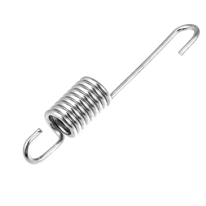 4 x 8.5cm Silver Tone Motorcycle Brake Pedal Return Springs for Honda
