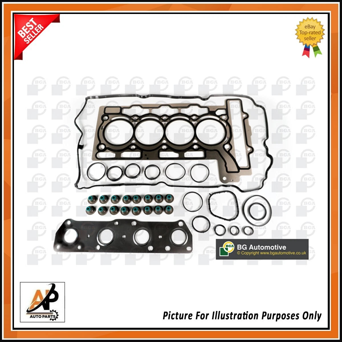 Head Gasket Kit Replacement for Citroen Mini Peugeot 1.4 1.6 (N12) (2007–)