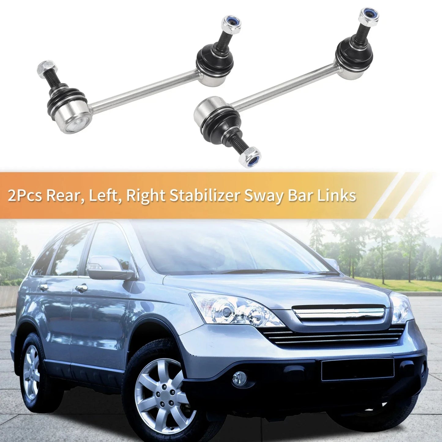 2 x Rear Stabiliser Sway Bar Links for Honda Accord (2008-2017)