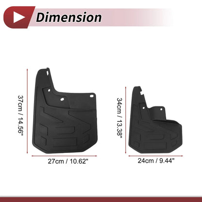Mud Flaps Splash Guards 1 Set for Chevrolet Colorado (2023-2024)