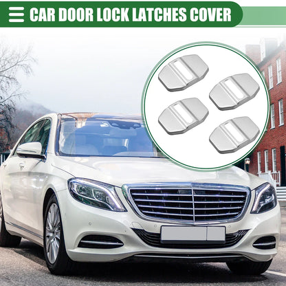 4 x Car Door Latch Lock Covers for Mercedes-Benz AMG GLC (2016-2023)
