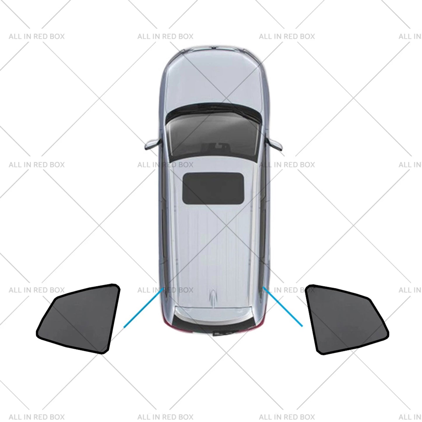 Magnetic Mesh Sun Shades for BMW X3 F97 (2017 - Present)