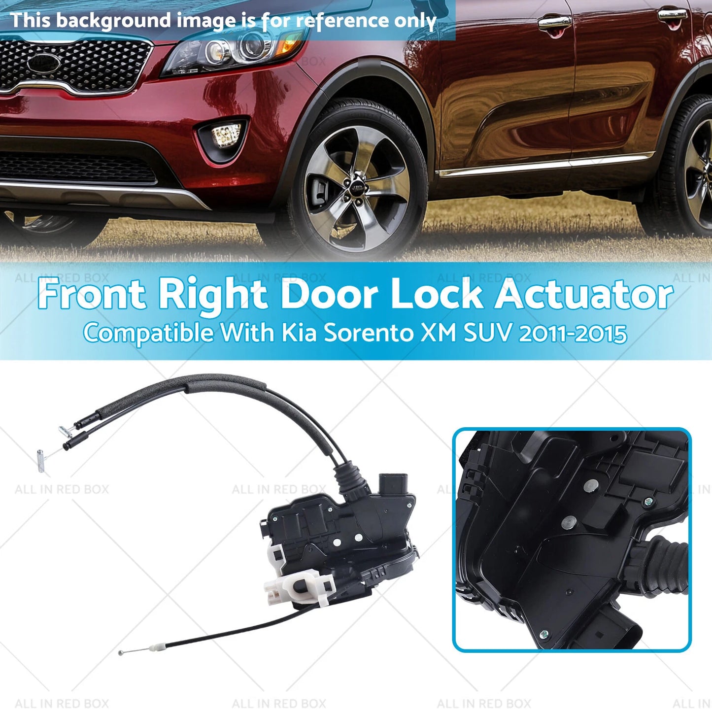 Front Right Power Door Lock Actuator for Kia Sorento (2011-2015)