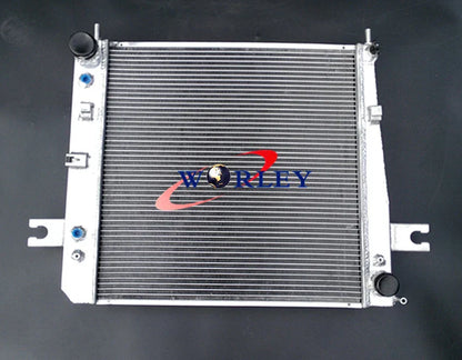 Aluminum Radiator & Fan for Jeep Cherokee Liberty KJ 3.7L V6 (2001-2008)