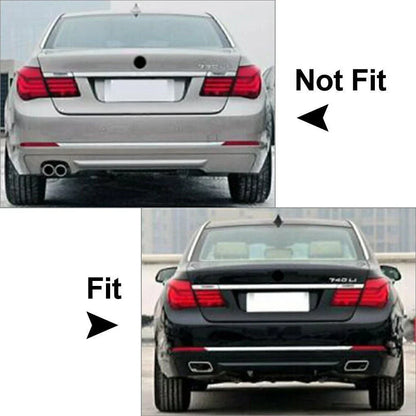 Tail Muffler Exhaust Pipe Cover Trim for BMW 7 Series (2009-2014)