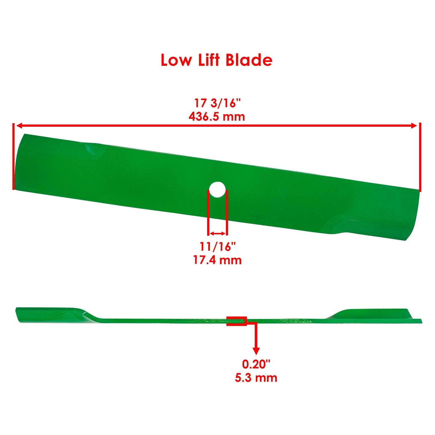 Deck Blade Replacement for John Deere 260 265 285 314 316 (1970–1972)