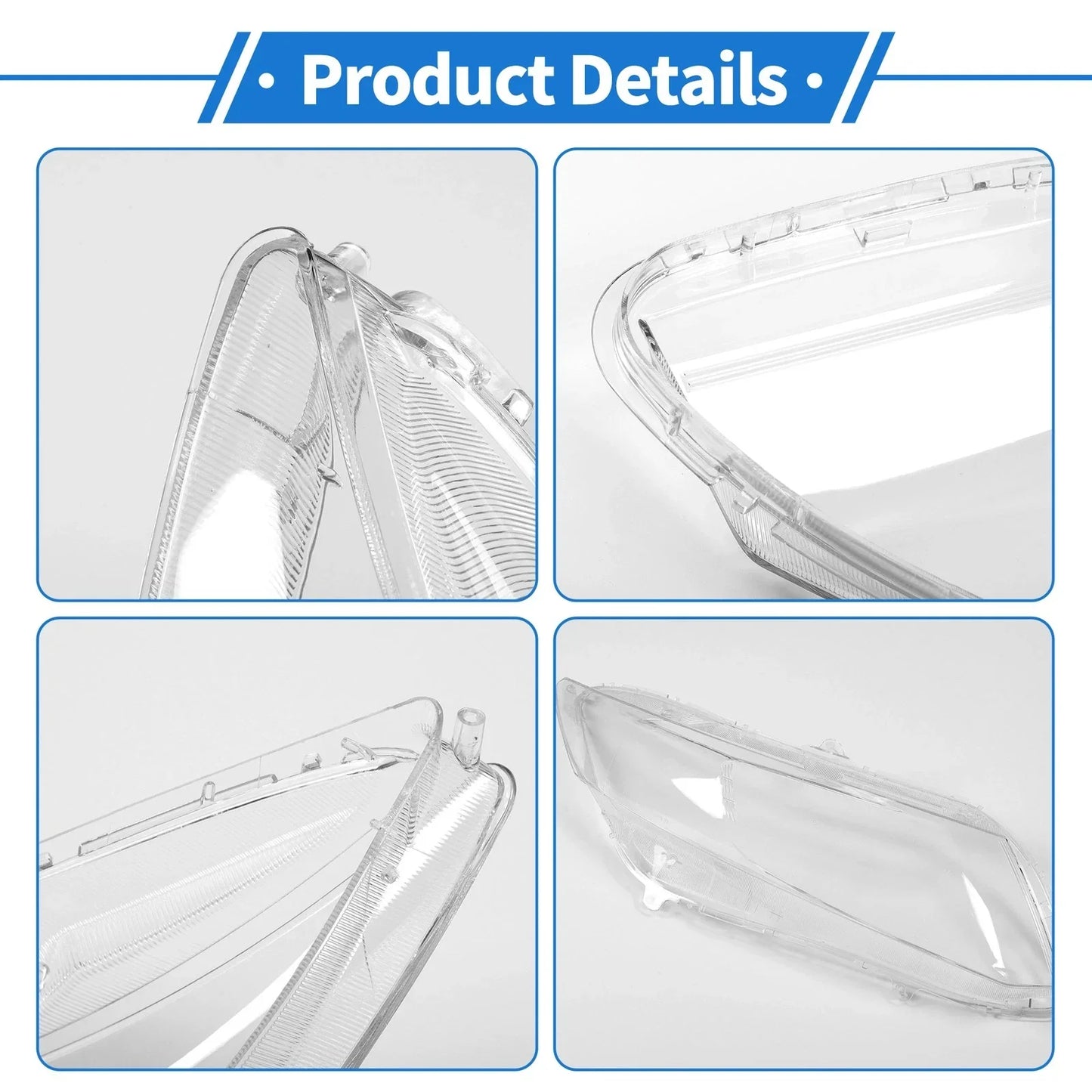 Car Front Right Headlight Lens Cover for Honda Civic (2012-2015)