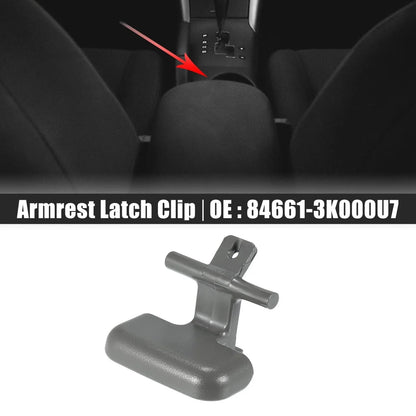 Lower Center Console Armrest Latch Clip for Hyundai Sonata (2009-2010) Grey