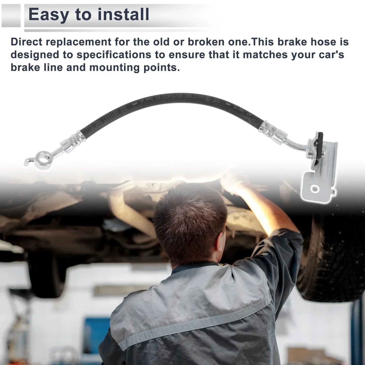 Brake Hydraulic Hose for Hyundai i10 (2007-2010)