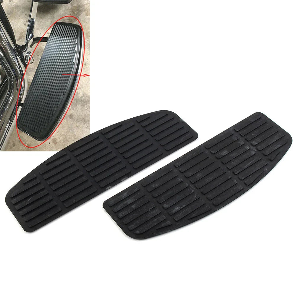 Rubber Driver Floorboard Pads for Harley Davidson Touring (2009-2023)