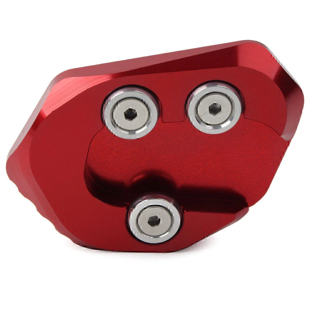 Red Support Foot Side Stand Enlarger Pad for Honda CB1000R (2018-2019)