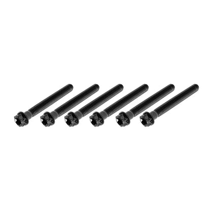 6pcs M8x45mm Titanium Torx Head Flange Screws for Motorcycle Bike