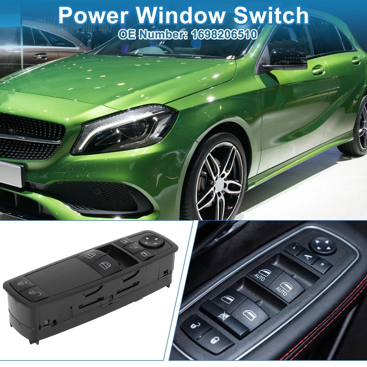 Power Window Switch for Mercedes-Benz A160 (2004-2012)