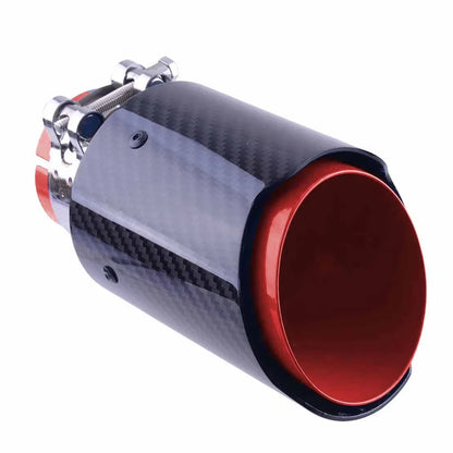 63mm Tail Pipe Tip for Car Exhaust - 2.5 Inlet, 3.5 Inch, Universal Fit