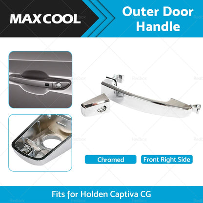 RH Front Outer Door Handle Chrome for Holden Captiva (2006-2018)
