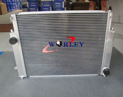 Aluminum Radiator + Fan for BMW E36 M3/Z3/325TD/320/323/328 (1992-1999)