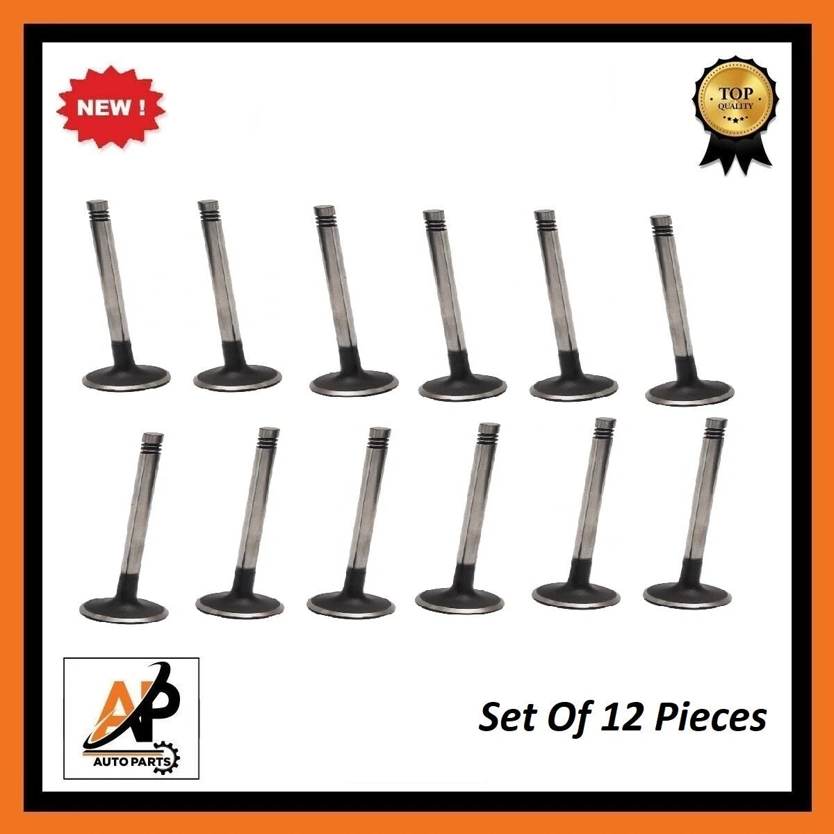 Engine Inlet Valves Replacement 12 Piece Set for Jaguar F-PACE (2016–2025)