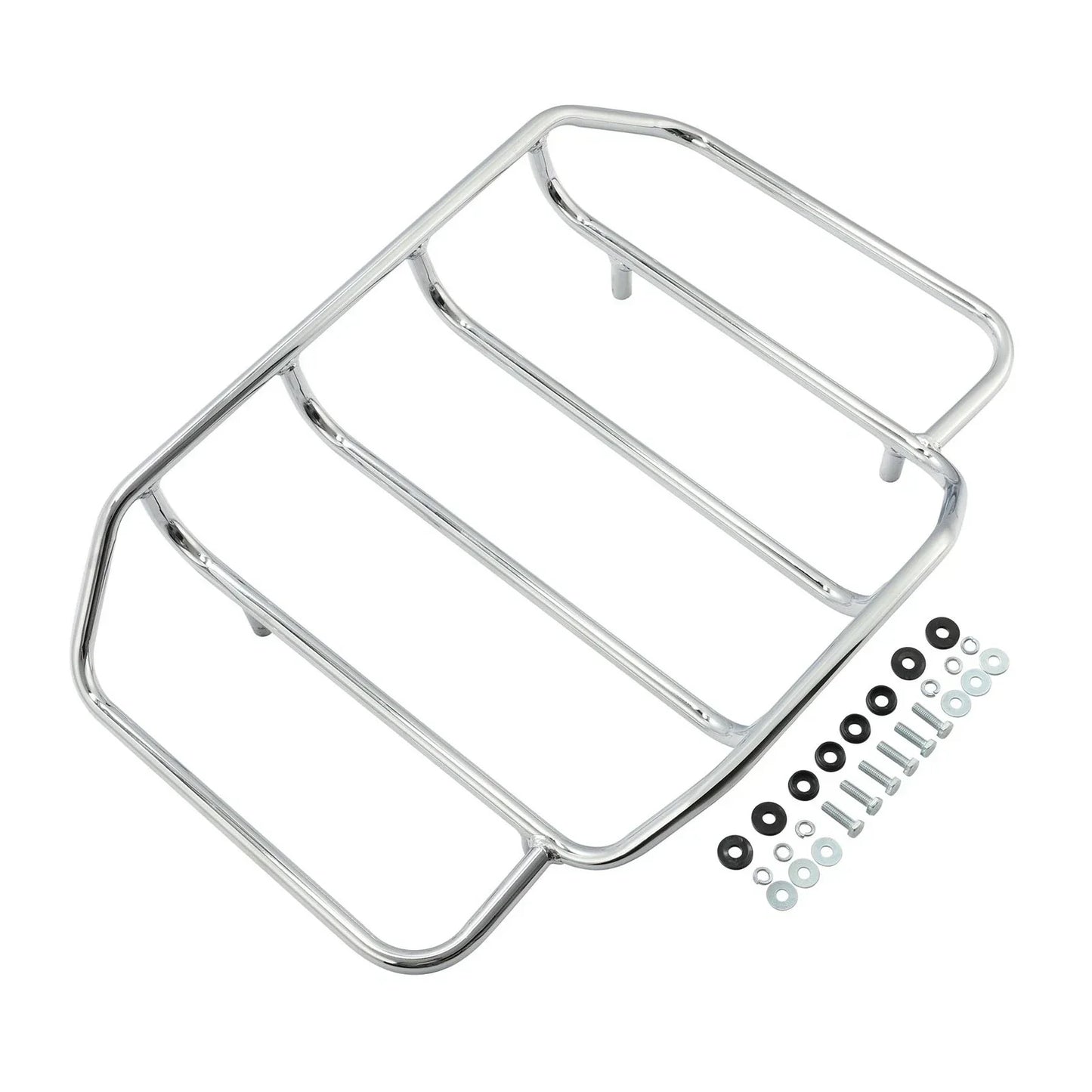 Chrome Trunk Luggage Rack for Harley Electra Street Road King Glide Touring