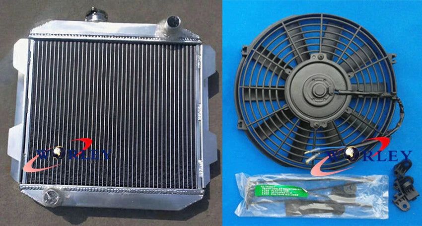 Alloy Radiator & Shroud & Fan for Ford Capri MK2 2600/2800 V6 (1974-1977)