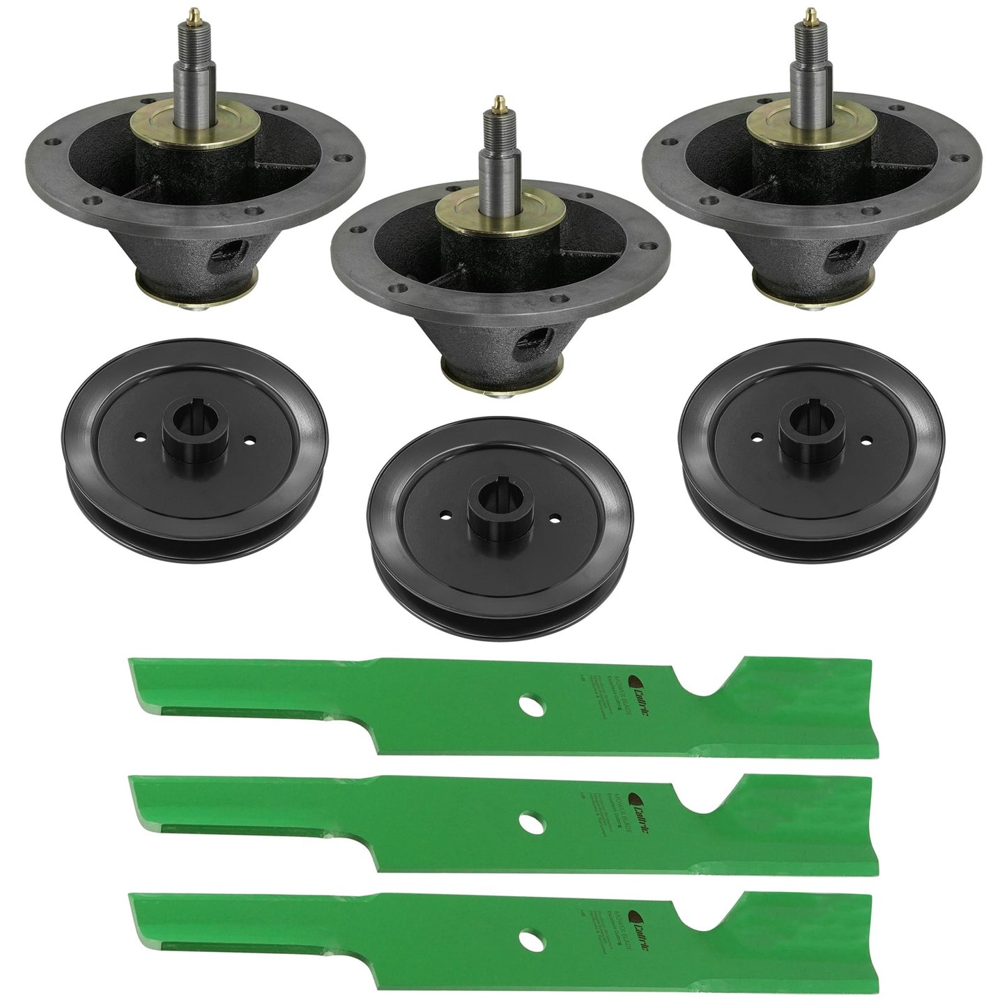 Deck Spindle Blade and Pulley Replacement for Ferris FW35 F 160Z (2016–2019)