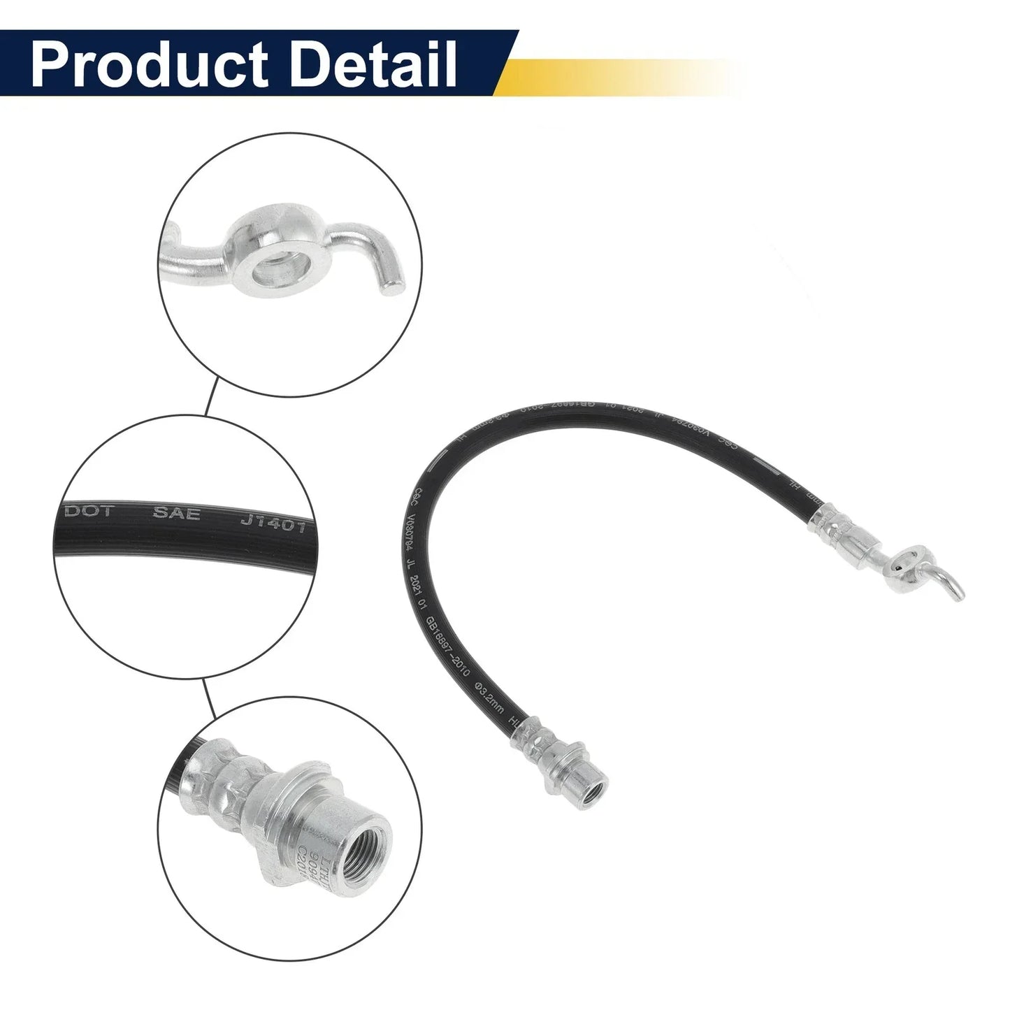 Front Left Right Brake Hose for Lexus IS250 (2006-2013)