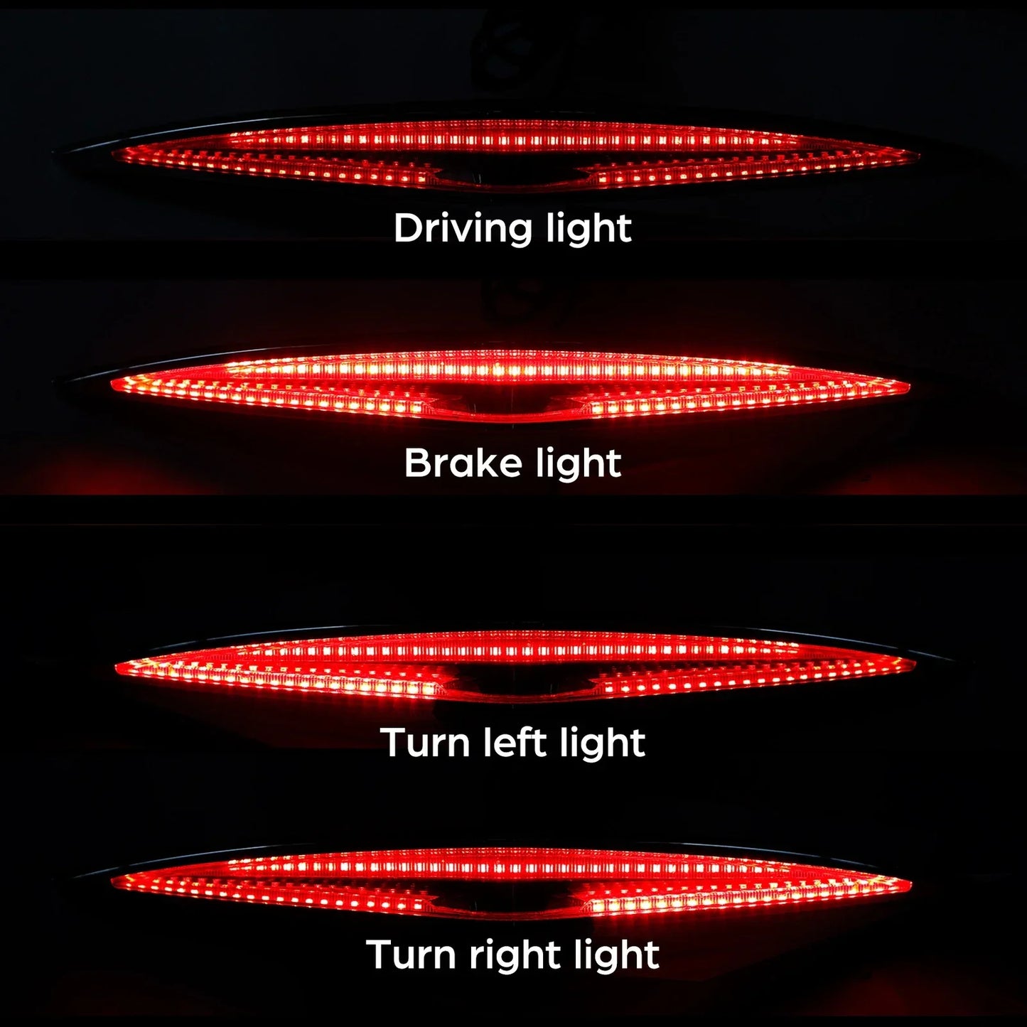 Trunk LED Run Brake Turn Signals for Honda Goldwing GL1800 (2018 - 2020)