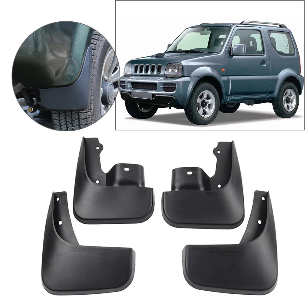 4pcs Front Rear Mud Flaps Splash Guards for Suzuki Jimny (2005-2018)