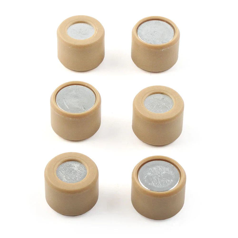 6 x 18g Variator Rollers for GY6 125 150cc Scooter Engines