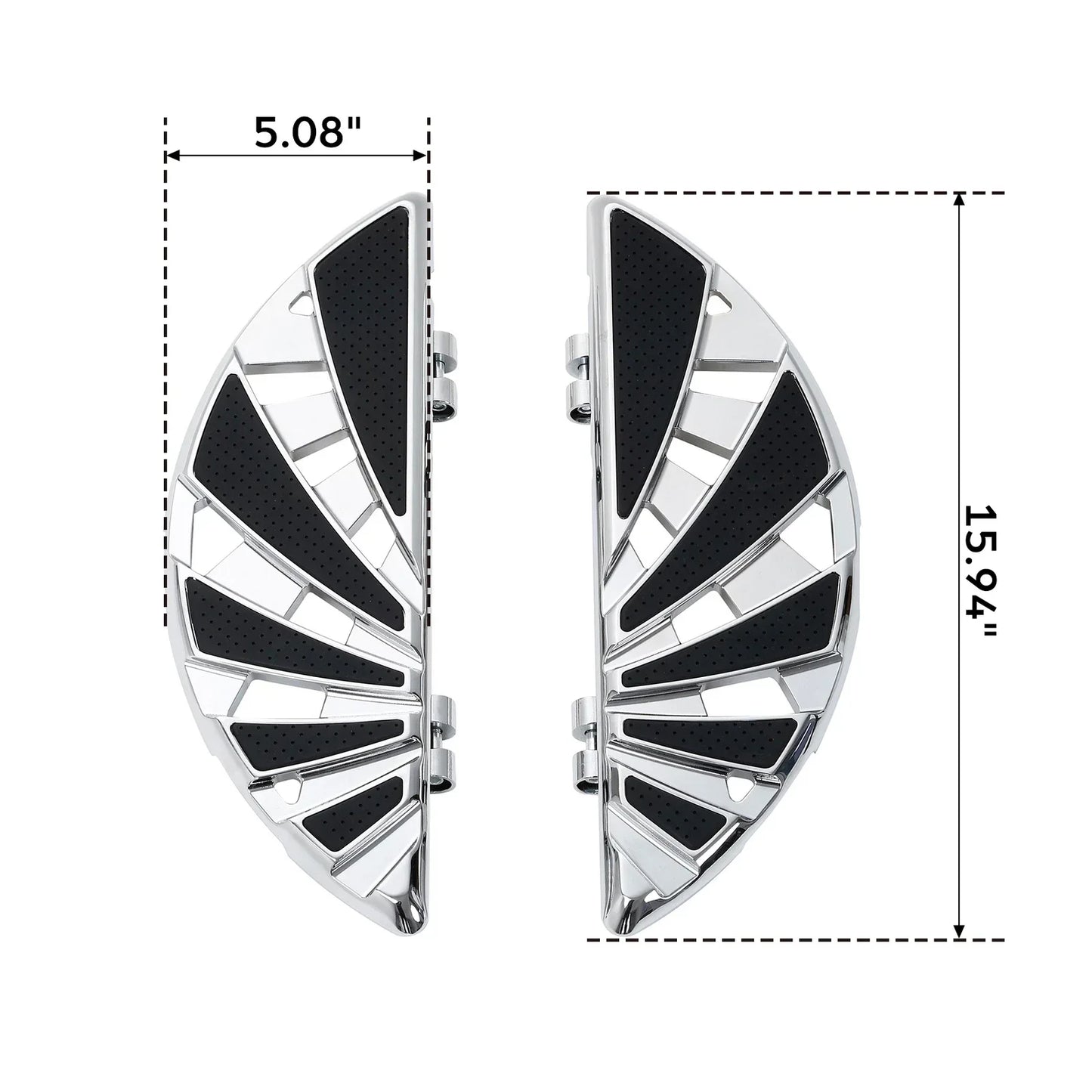 Rider Driver Floorboards for Harley Touring Road King Softail (1986-2024)