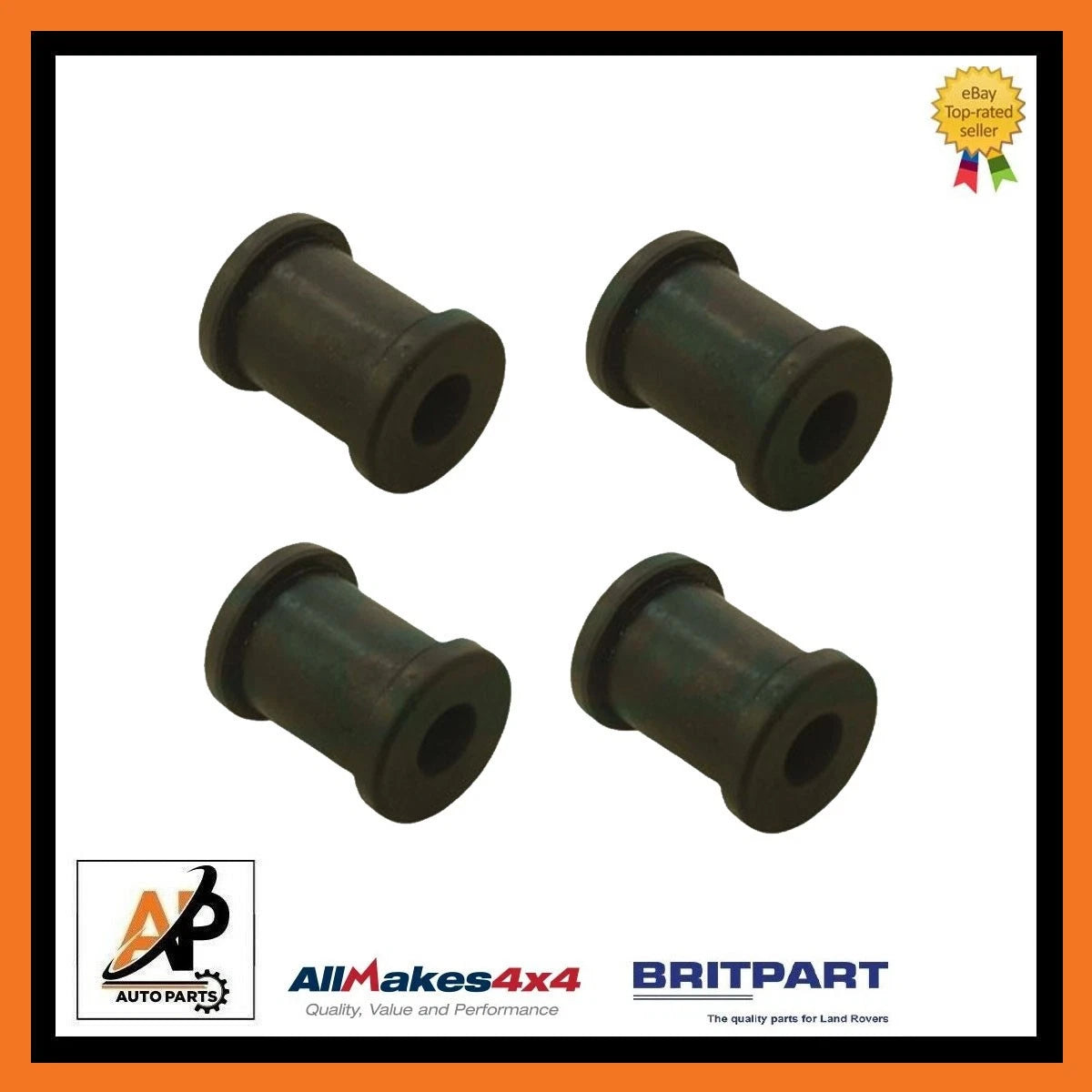 Brake Pipe Support Grommet Rear Set for Land Rover Series I II IIa III (1948–1971)