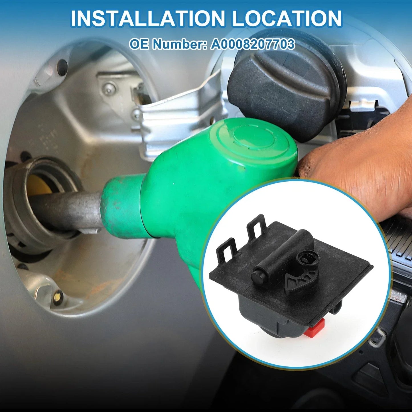 Fuel Door Release Switch for Mercedes-Benz A200 (2013-2018) Black