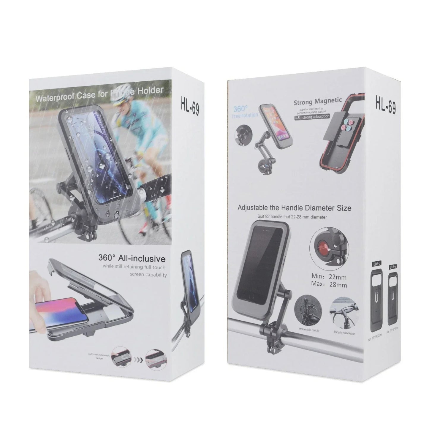 Waterproof Handlebar Mount Case for iPhone 11/11 Pro (2019-2020)