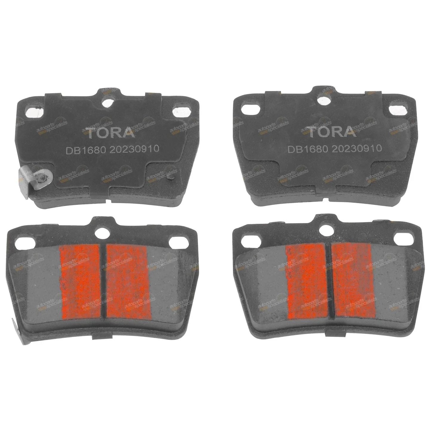 Rear Disc Brake Rotors + Pads for Toyota RAV4 (2000–2005)
