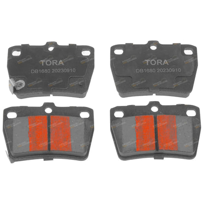Rear Disc Brake Rotors + Pads for Toyota RAV4 (2000–2005)