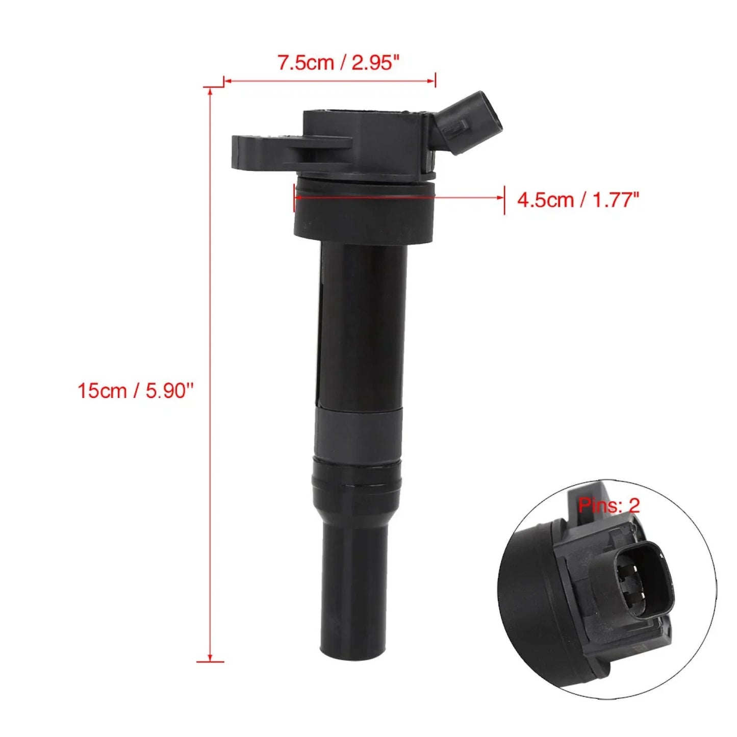 Ignition Coil for Hyundai Elantra GT, Tucson, Kia Forte, Forte5, Soul (2013-2020)