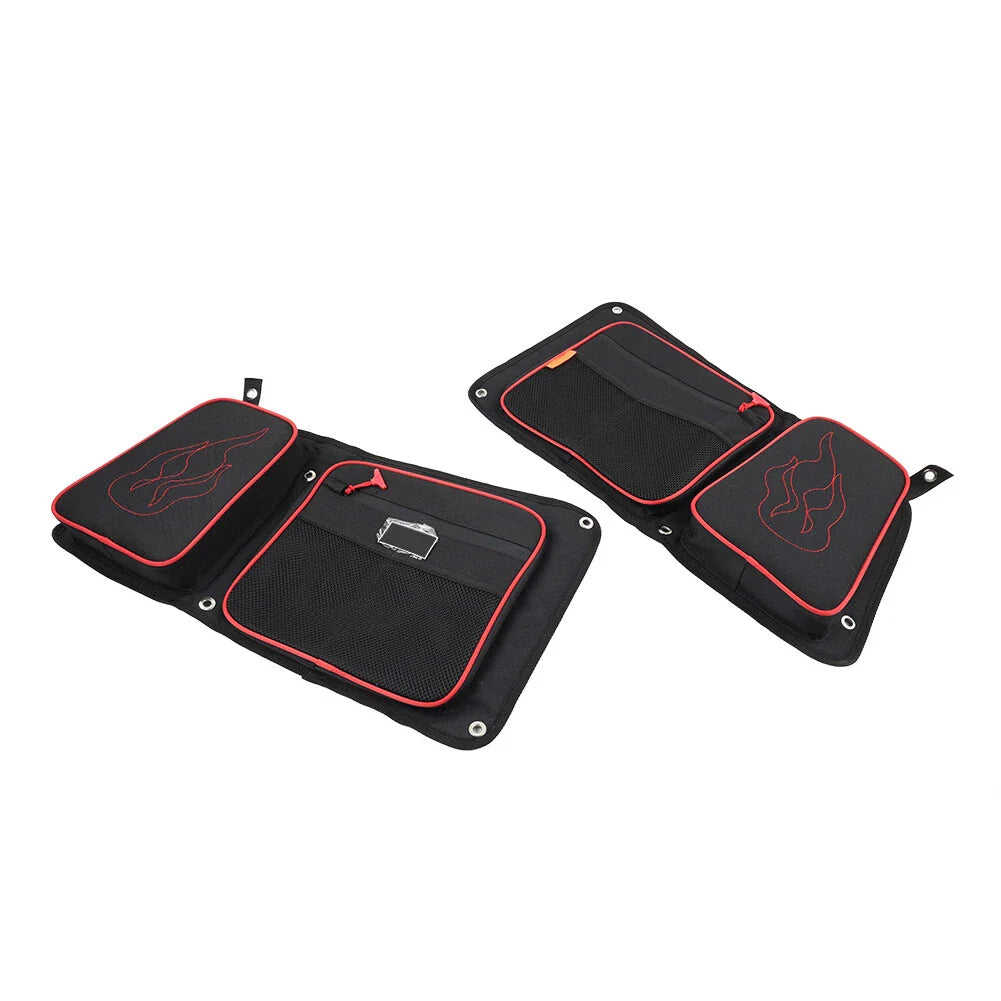 Rear Door Bags w/ Knee Pad for Polaris RZR XP 4 1000, 4 900 Turbo (2014-2023)