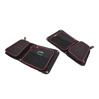 Rear Door Bags w/ Knee Pad for Polaris RZR XP 4 1000, 4 900 Turbo (2014-2023)