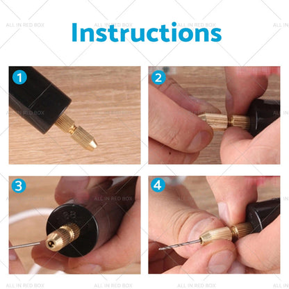 Mini Electric Hand Drill for DIY Jewelry - Portable Grinding Tool