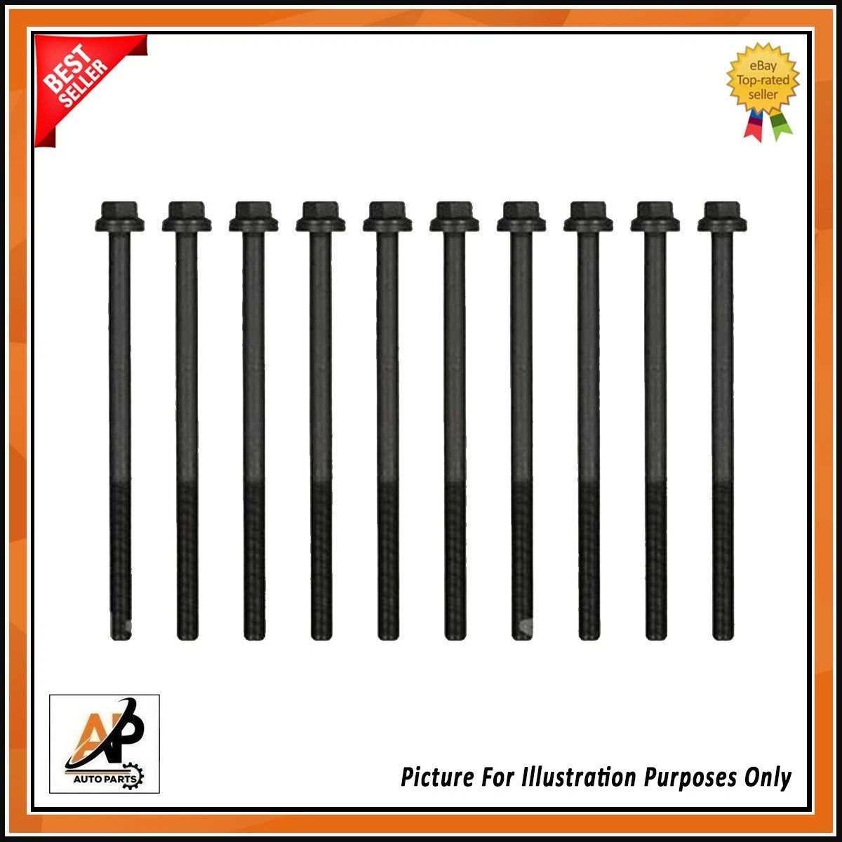 Cylinder Head Bolts Set for Honda CR-V IV 1.6 Diesel (2013–2018)