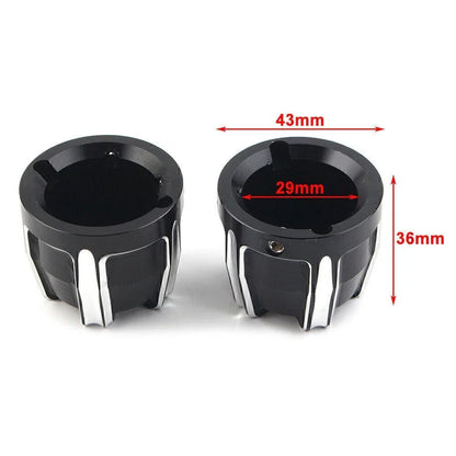 Front Axle Nut Cap Covers for Harley Softail Touring Street Glide