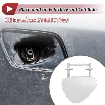 Front Left Washer Nozzle Cover for Mercedes-Benz E320 (1994-2006) Silver