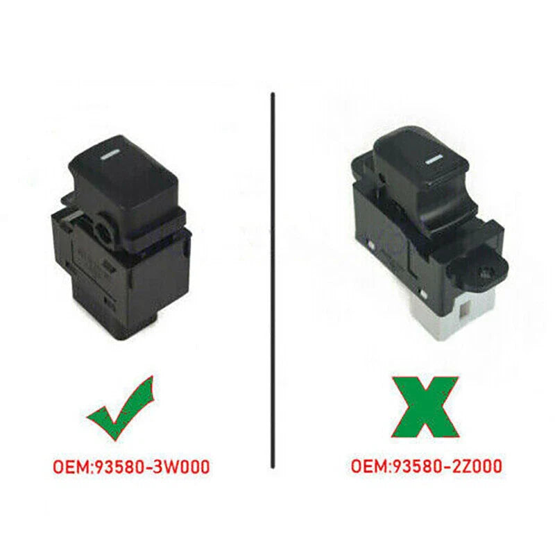 3 x Front Rear Passenger Window Switch for Hyundai IX35 (2010-2017)