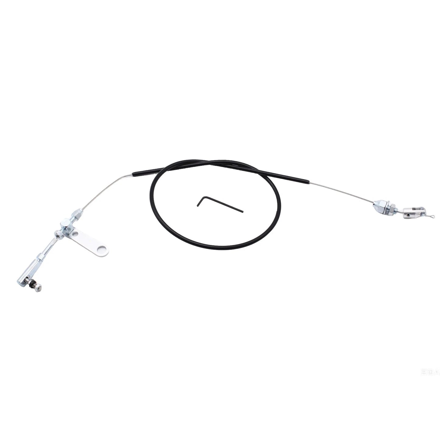 24" Throttle Cable Kit with Mounting Bracket for Chevy V8