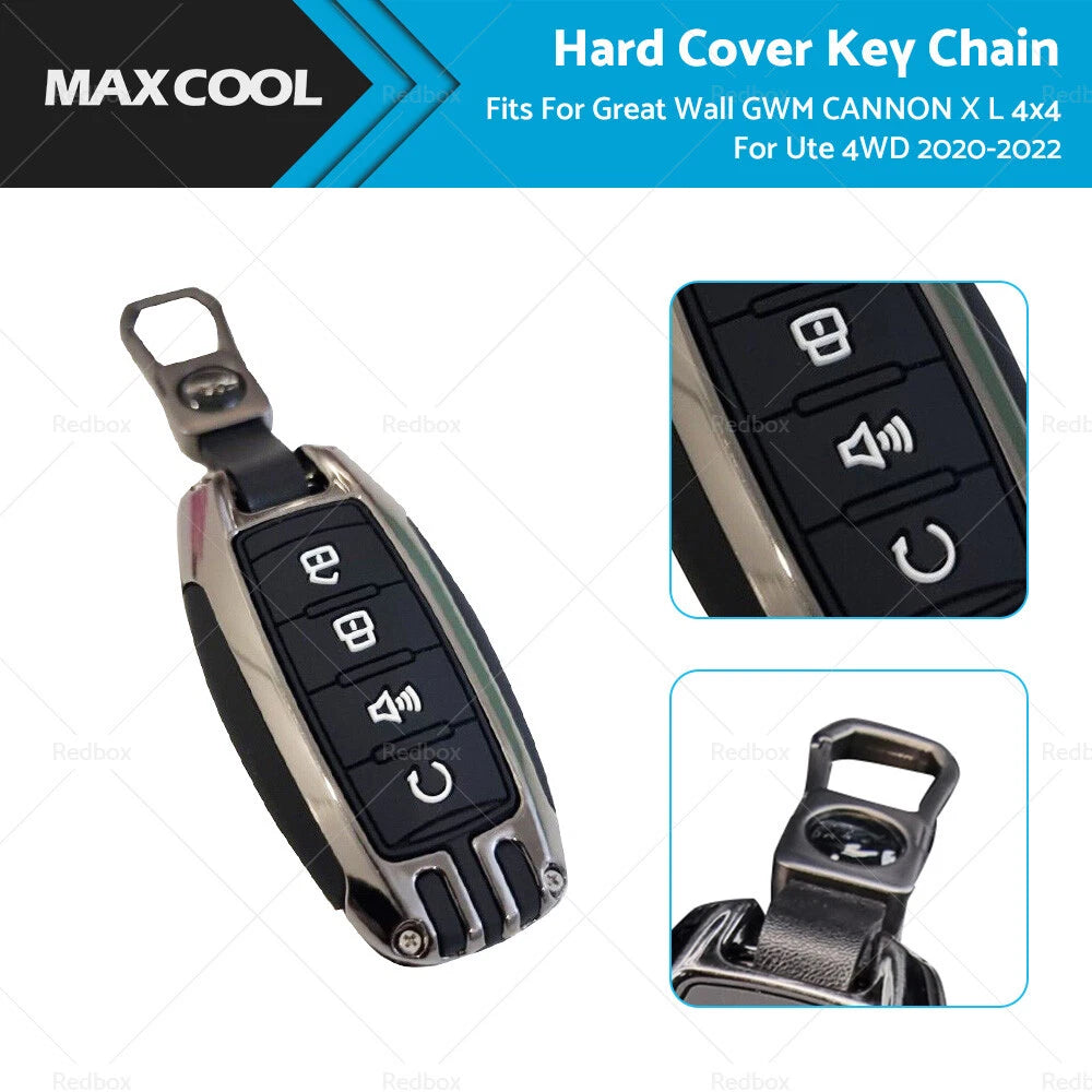 Hard Cover Key Chain for Great Wall GWM CANNON X L Dual Cab Ute (2020-2022)